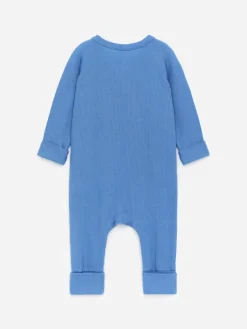 Newborn Smooth Rib Pyjama