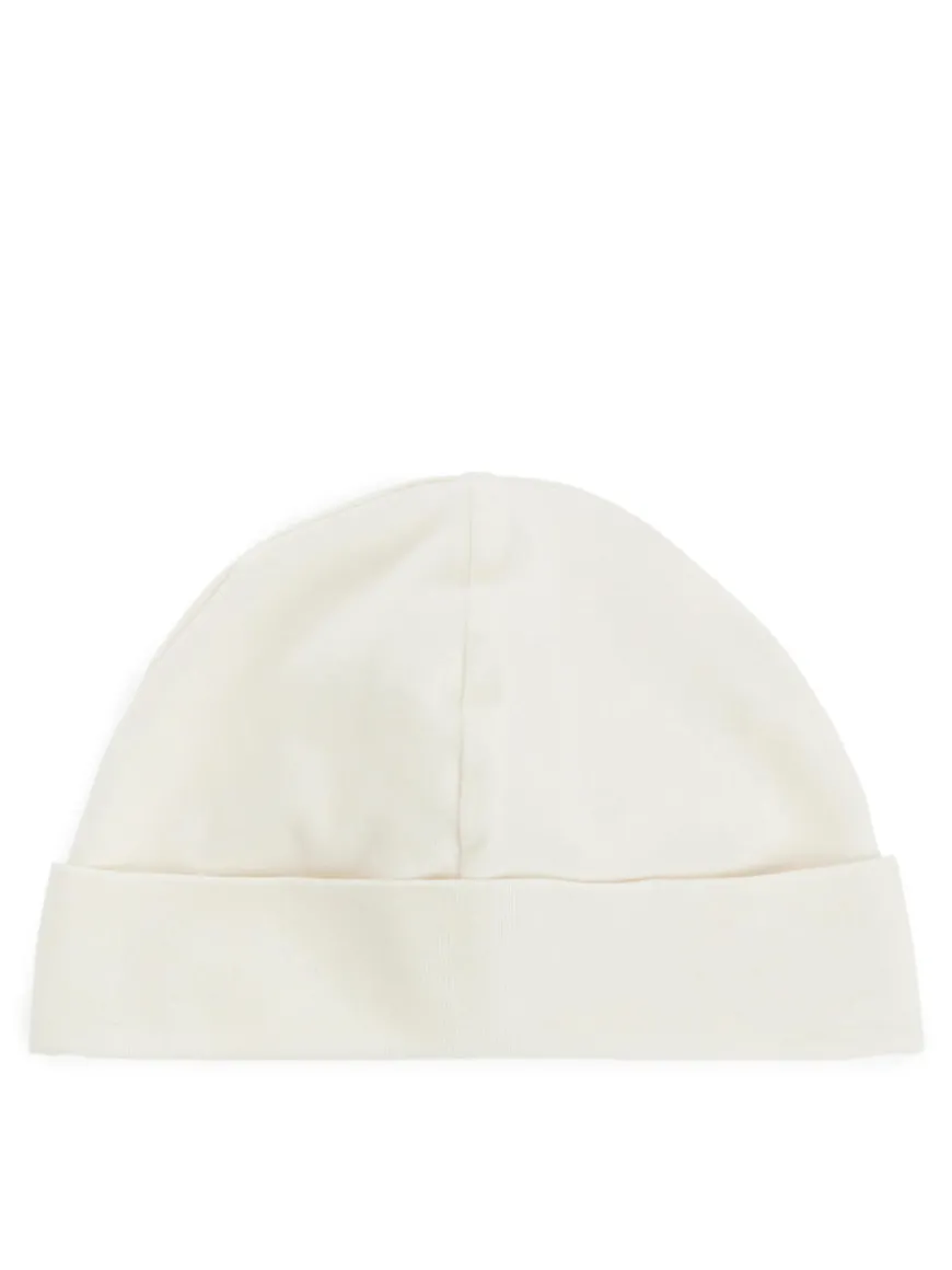 Newborn Soft Cotton Beanie Set Of 2