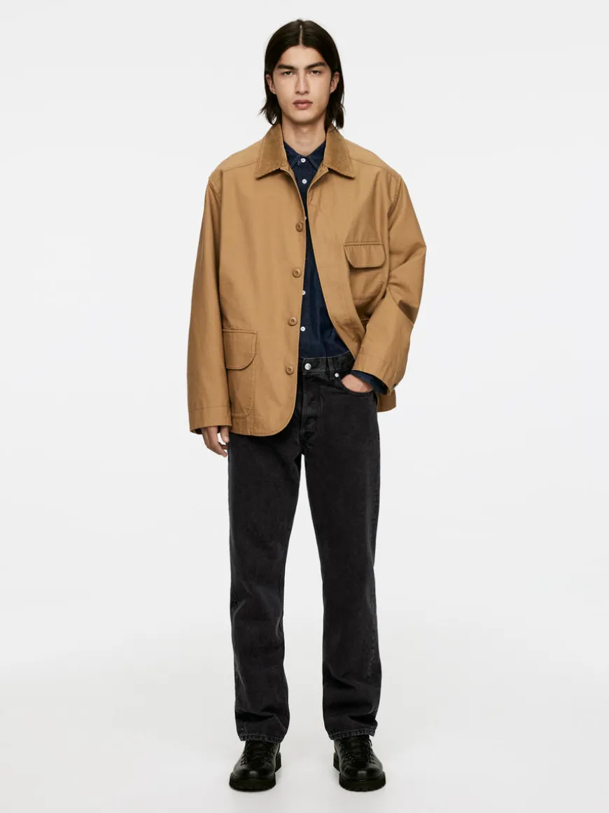 OCEAN Loose Straight Jeans