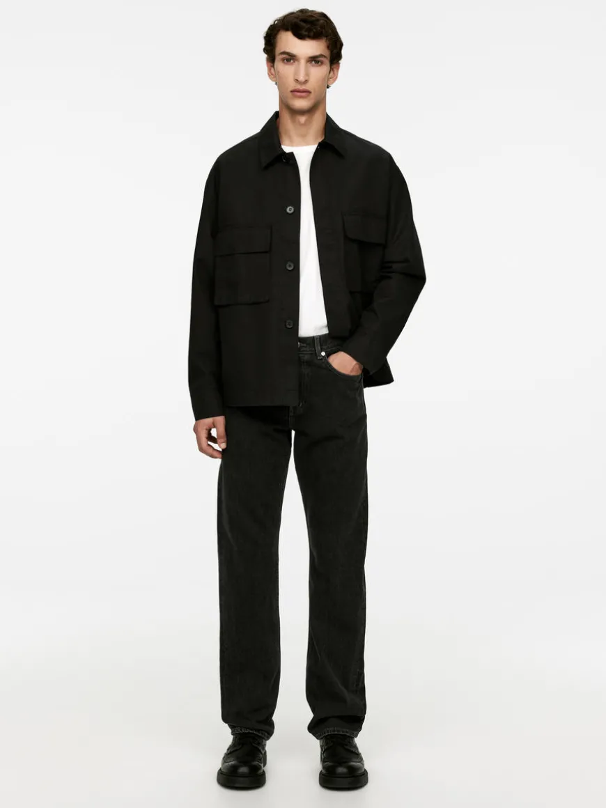 OCEAN Loose Straight Jeans