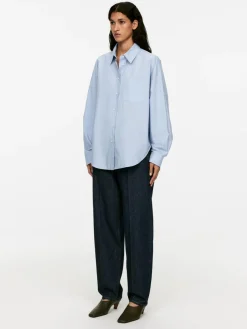 Oversized-Fit Poplin Shirt