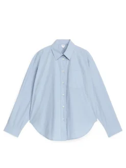 Oversized-Fit Poplin Shirt