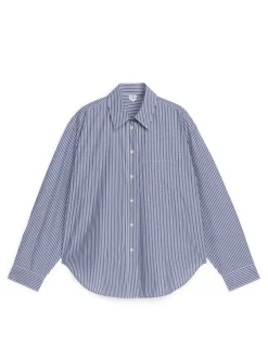 Oversized-Fit Poplin Shirt