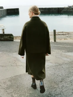 Penny Martin Wool-Blend Wrap Skirt