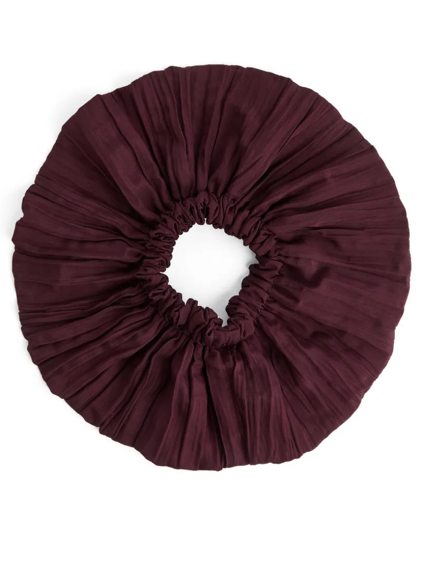Pleated Hair Scrunchie