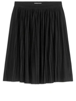 Pleated Midi Skirt