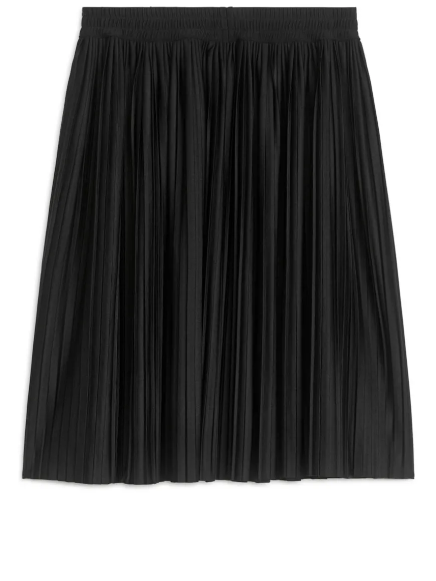 Pleated Midi Skirt