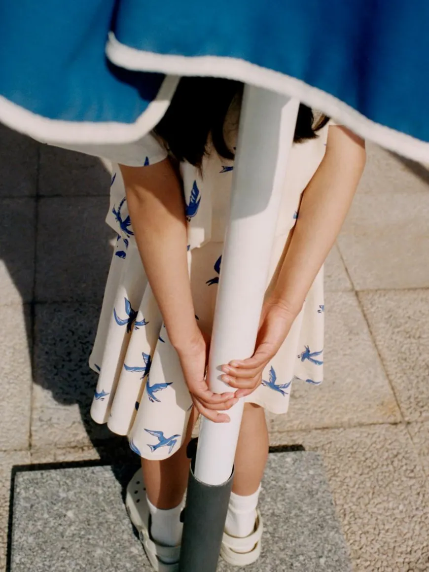 Printed Jersey Skirt