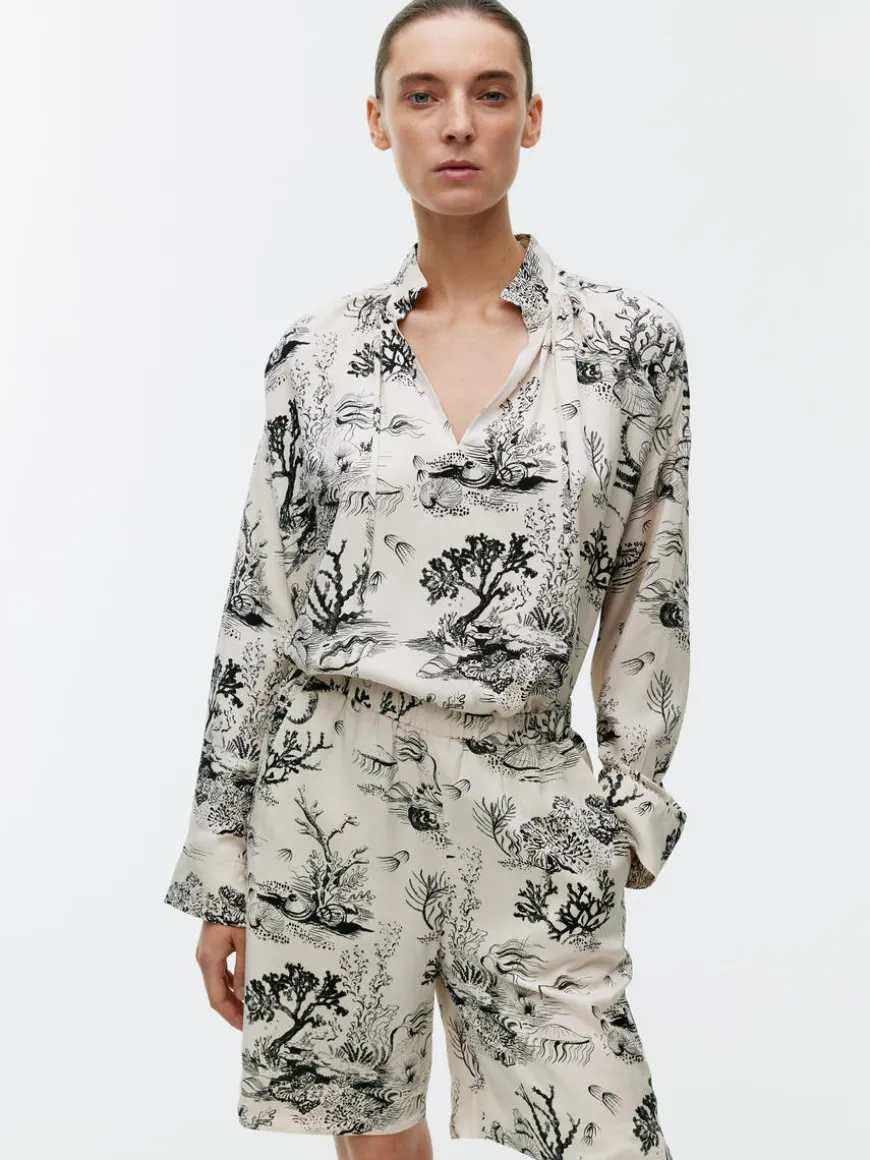 Printed Pull-On Shorts