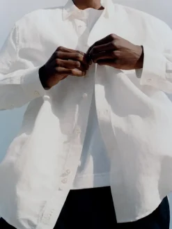 Regular-Fit Linen Shirt