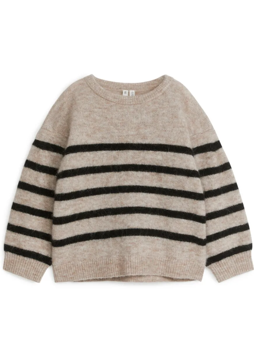 Relaxed Alpaca-Wool Blend Jumper