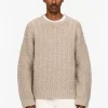 Relaxed Cable-Knit Jumper