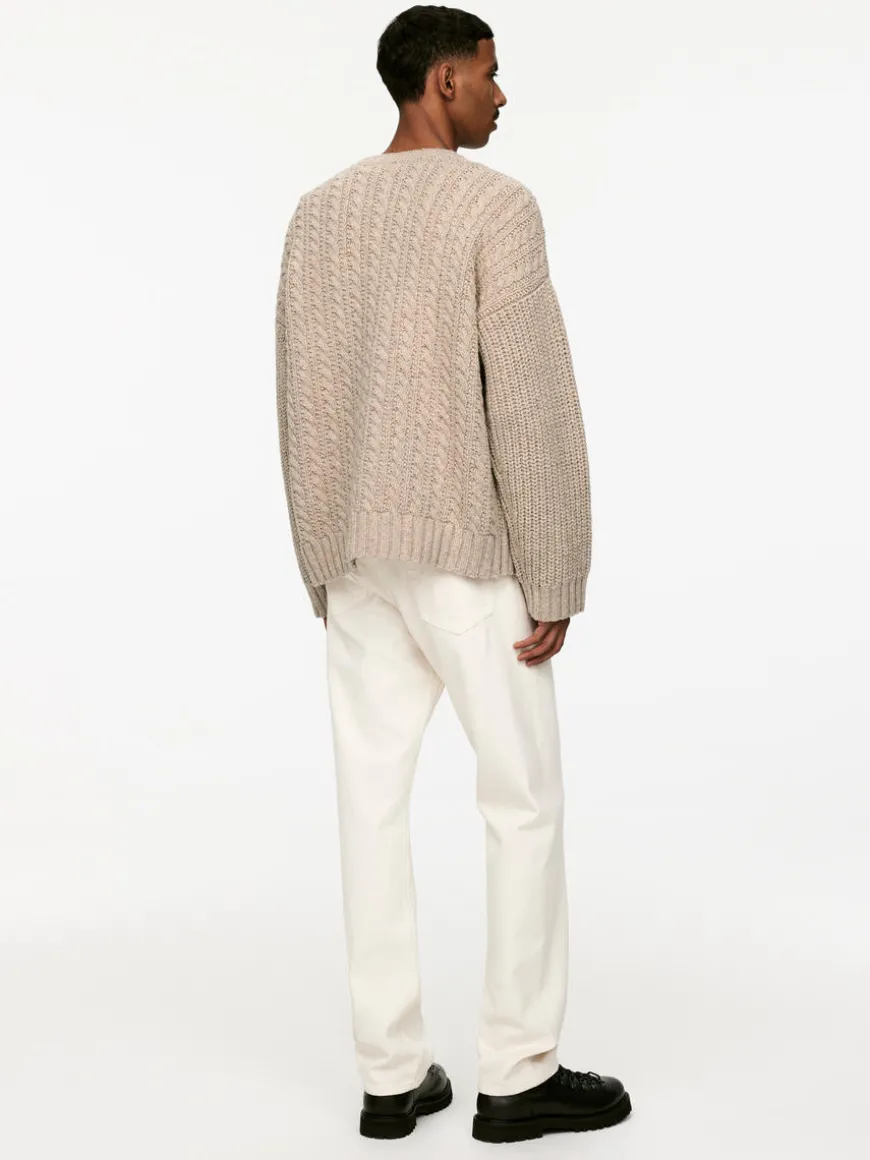 Relaxed Cable-Knit Jumper