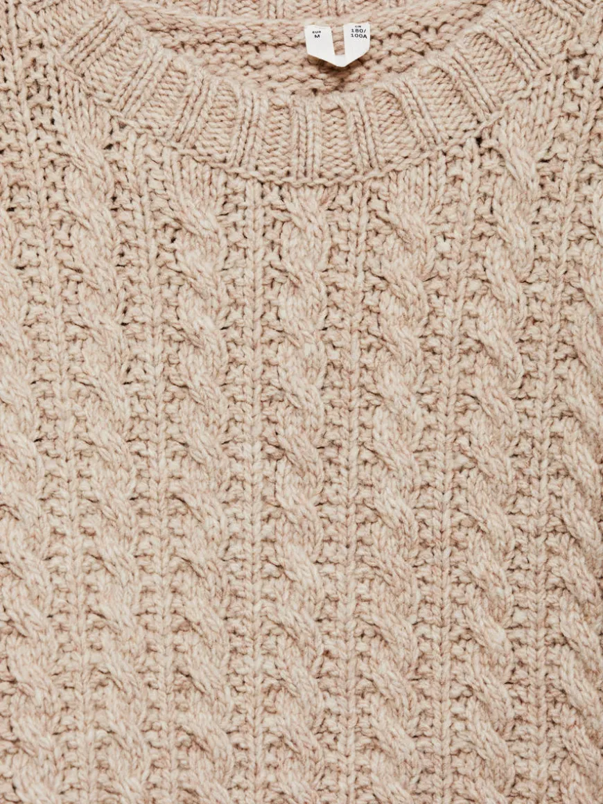 Relaxed Cable-Knit Jumper