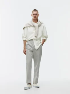 Relaxed Linen-Cotton Shirt
