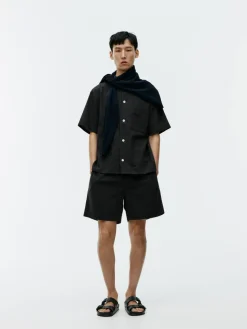 Relaxed Seersucker Shirt