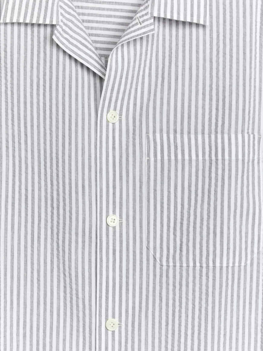 Relaxed Seersucker Shirt