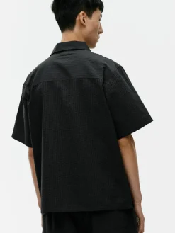 Relaxed Seersucker Shirt