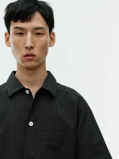 Relaxed Seersucker Shirt