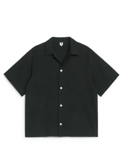 Relaxed Seersucker Shirt