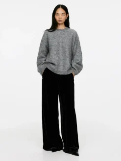 Relaxed Velvet Trousers