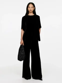 Relaxed Velvet Trousers