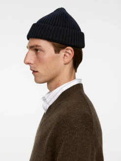 Ribbed Cotton Beanie