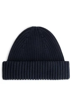 Ribbed Cotton Beanie