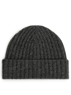 Ribbed Merino-Blend Beanie