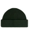 Ribbed Wool Blend Beanie