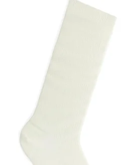 Ribbed Wool-Blend Socks