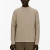 Rib-Knit Crewneck Jumper