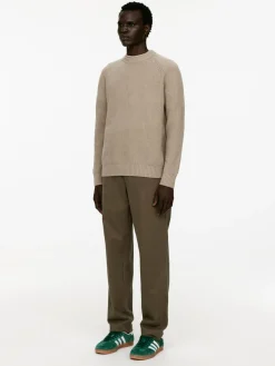 Rib-Knit Crewneck Jumper