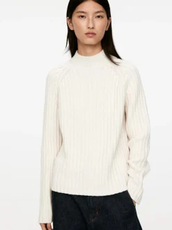 Rib-Knitted Jumper