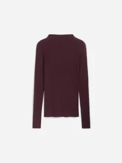 Rib-Knitted Wool Top