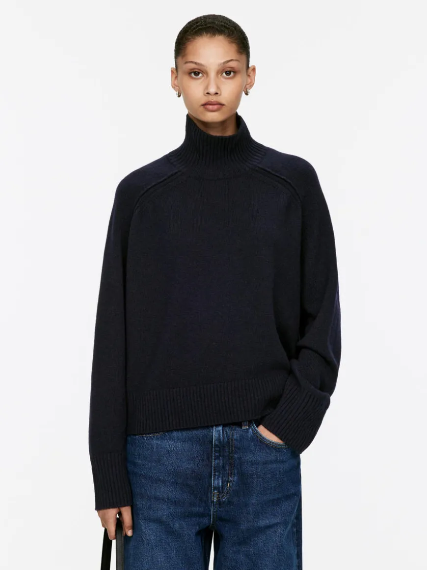 Roll-Neck Wool Jumper