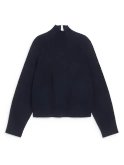 Roll-Neck Wool Jumper
