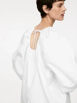 Scoop-Back Blouse