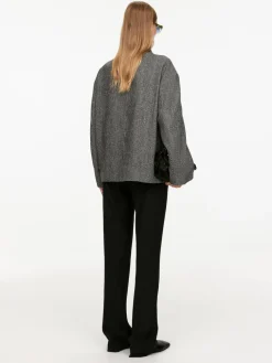 Shawl-Collar Wool Jacket