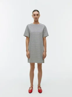 Short-Sleeve Cotton Dress