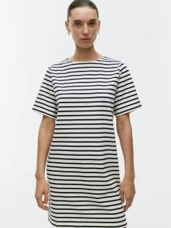 Short-Sleeve Cotton Dress
