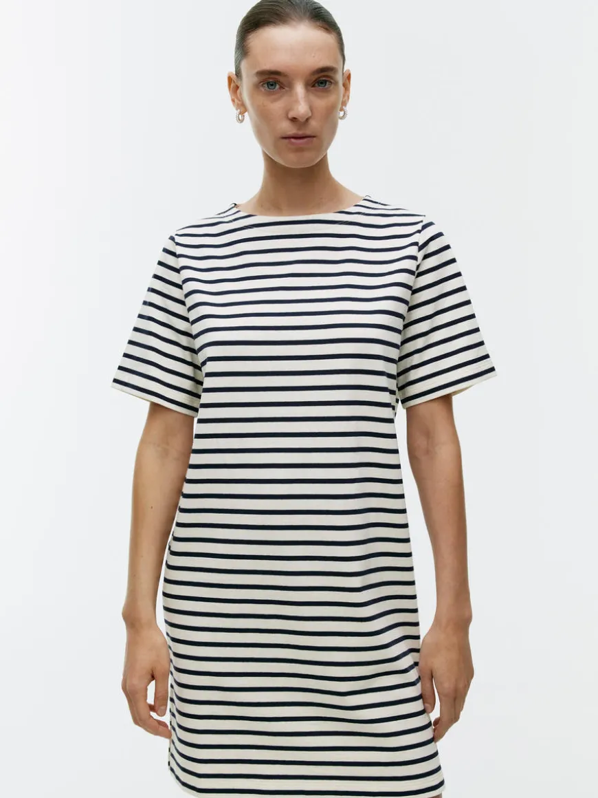 Short-Sleeve Cotton Dress