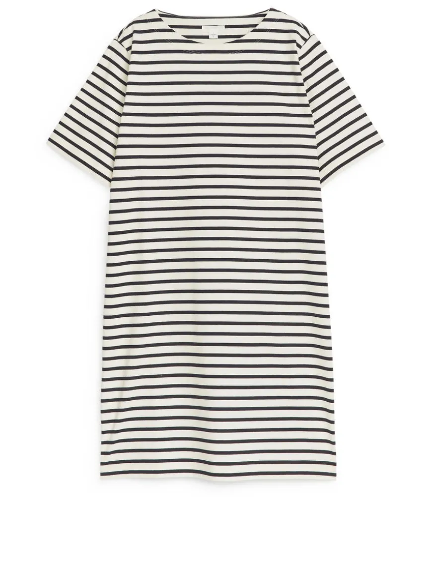 Short-Sleeve Cotton Dress