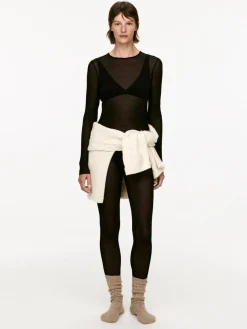Silk Rib Leggings