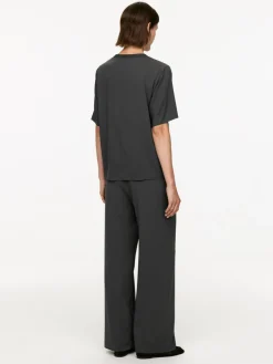 Silk-Crepe Trousers