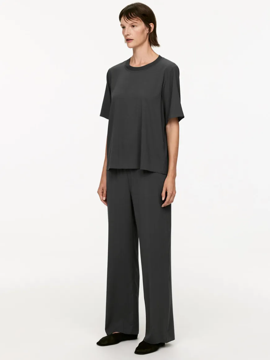 Silk-Crepe Trousers