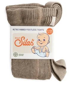 Silly Silas Footless Tights With Braces