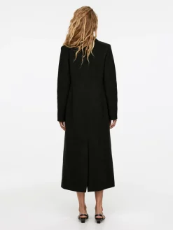 Slim Wool-Cotton Blend Coat
