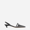 Slingback Leather Pumps
