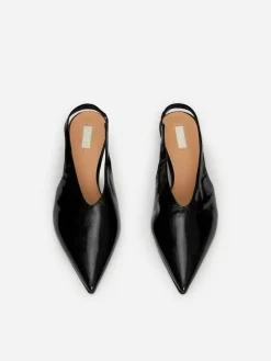 Slingback Leather Pumps
